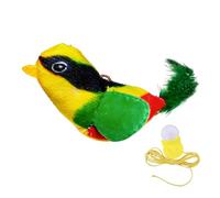 Generisch Interactive Bird Cat Toy, Chirping Bird Cat Toy, Realistic Tweeting Touch Activated Kitten Toy, Exercise and Enrichment Toy, Cute Catnip Plush, 5.12x2.76x2.76in Ideal for All Breed