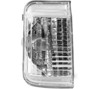 Generisch Intermitente para espejo izquierdo blanco compatible con Peugeot Boxer Citroen Jumper Fiat Ducato Espejo Exterior Intermitente Intermitente Lateral Intermitente lado del conductor 6325H0