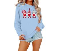 Generisch Its Fall Yall - Sudadera para mujer, diseño de calabaza, Halloween, leopardo, informal, manga larga, jersey de manga larga (azul cielo, XL)