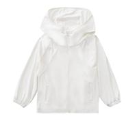 Generisch Jacke Kindermode Lässige Sonnenjacke für Jungen und Mädchen (8-16 Jahre) (White, 11-12 Years)