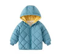 Generisch Jacke Kleinkind Babys Jungen Dicker Warmer Kapuzenmantel Winter für Babys Kleidung Mantel Jacke Outwear Einfarbig (A, 3-4 Years)