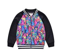 Generisch Jacke Kleinkind Jungen Mädchen Winter Langarm Mode Drucke Kapuzenoberteile Weicher Mantel Jacke (2-3 Years)