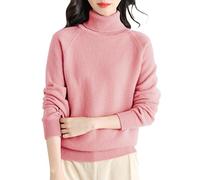 Generisch Jersey de punto para hombre First Line Ready to Wear de manga larga de punto, jersey de alpaca, para hombre, Rosa., S
