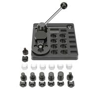 Generisch Jig y doblador para alambre de metal - Herramienta de doblado de alambre | Accesorios de joyería de embalaje ajustables profesionales pesados para cucharas de anillo de gancho para hacer