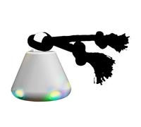 Generisch Jouet Animal engageant rotatif Vibrations effets lumière Bruit Mastication Divertissement chiots objets éducatifs entraînement stimulation intérieur exté-