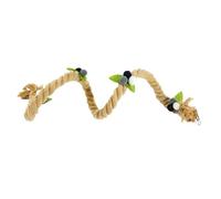 Generisch Jouet En Corde - 39,37 Pouces Corde Escalade Multifonction | Coton Perchoir Robusta - Jouet Interactif Pour Calopsittes Perruches Inséparables Jeu Activité Mastication