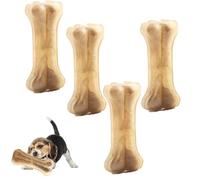 Generisch Jouet en Os Pour Petit Chien - Jouet de Dentition Saveur Bœuf | Os à Mâcher Comestible, Accesorio Sûr et Résistant aux Morsures - Pour Chien de Taille Moyenne, estrés, entrenamiento