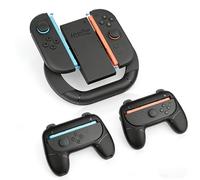Generisch Joy-con Griff passend für Nintendo Switch 2, 3-in-1 Joy-con Komfort-Griff Hülle Set Game Controller Zubehör,Rennspiele für Zwei Spieler passend für Nintendo Switch 2 Grip Controller