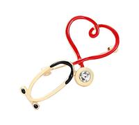 Generisch Joyería con significado Amor Cruz Roja Forma Color Aleación Accesorios Broche Regalo Broche Cadena de Joyería (F, Talla única)