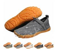 Generisch Joyoasis Zapatos de agua descalzos unisex - Calcetines de agua ligeros y de secado rápido con suela antideslizante para playa, piscina, gris, 42 EU