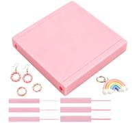 Generisch Juego de 12 rodillos de perlas para arcilla, 6 unidades | Herramienta de moldeo de perlas para mujeres y principiantes para crear pendientes, collares y manualidades