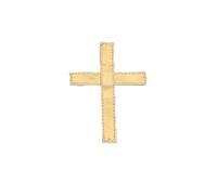 Generisch Juego de 2 sacerdotes, borlas cruzadas borlas, 135 x 13 cm, poliéster, bufanda para boda, servicio religioso, unisex, accesorio litúrgico, negro y blanco, Siehe Beschreibung