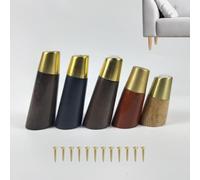 Generisch Juego de 4 patas de madera para muebles de 12 cm, 15 cm, 20 cm, patas de mesa, patas de armario de madera, para sofá, silla, cama, sillas, patas de armario, patas de sofá, patas de baúl
