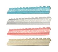 Generisch Juego de 4 soportes de mahjong de acrílico, antideslizantes, 44,4 cm, soporte de mahjong, para juegos de mesa, prácticas, visualización clara del jugador y visualización de las fichas