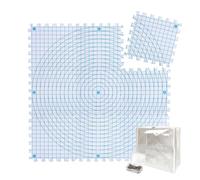 Generisch Juego de alfombrillas de ganchillo, herramienta de ganchillo con esteras entrelazadas, juego de bloques de punto, para dar forma a prendas de vestir, ganchillo, artistas de fibra, bricolaje