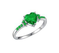 Generisch Juego de anillos de filigrana y diseño de joyas brillantes que destacan el estilo moderno y el encanto perfecto para madres y amigos de los anillos juego de cartas, I, Aleación de cinc