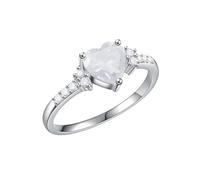 Generisch Juego de anillos de filigrana y diseño de joyas brillantes que destacan el estilo moderno y el encanto perfecto para madres y amigos de los anillos juego de cartas, H, Aleación de cinc