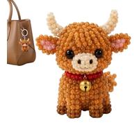 Generisch Juego de animales de perlas - Juego de manualidades 3D con cuentas coloridas, animales creativos, cuentas para adultos, adolescentes, proyectos, cumpleaños, principiantes, oficina en casa