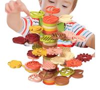Generisch Juego de apilamiento de Equilibrio, Juego de lógica y construcción - Bloques de apilamiento Coloridos para niños, niños en Edad Preescolar, familias, aulas y de cumpleaños