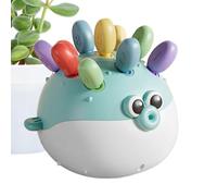 Generisch Juego de aprendizaje para niños, Toddler Number Learning Toy 5,51 x 5,31 x 4,92 pulgadas, actividad educativa del motor fino, clasificador de forma de color, ideal para preescolar, educación