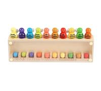 Generisch Juego de asignación - Madera, Tamaño Estándar Juego de Aprendizaje de Color Diseño Educativo | Forma de Interactiva Asignación de Colores Desarrollo de Competencias Preescolar, Jardín