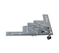 Generisch Juego de bloques de construcción Fighter Jēt - 12 pulgadas ABS Fighter Aircraft Building Kit | Conjunto de juguetes educativos con patrón de camuflaje clásico para entusiastas de la aviación