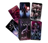 Generisch Juego de cartas de tarot | Juego de figuras temibles, 78 cartas del tarot en la baraja, para colección juvenil, reunión familiar, bar, citas, celebración, vacaciones, juego de mesa