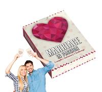 Generisch Juego de cartas para parejas - Juego de cartas para fortalecer relaciones con 50 cartas, ideas románticas de conversación y actividades divertidas para asociación y tiempo familiar