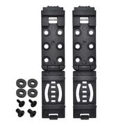 Generisch Juego de clips de herramientas - Fijación de nailon de 3,46 pulgadas, botón de empuje seguro, 2 clips, 4 tuercas, 4 juntas, ligero, resistente, ideal para almacenamiento y acceso a