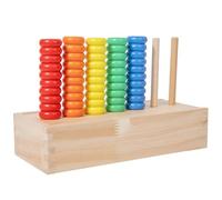 Generisch Juego de Colores Stack - Juego de apilamiento y clasificación de rompecabezas para una divertida noche de juegos, 2026 Juego de apilar de madera mejorado con más de 60 desafíos lógicos para