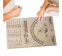 Generisch Juego de dados de béisbol, juego de mesa de béisbol, juego de números matemáticos clásico de madera con volquetes, tablero de juego, regalo de cumpleaños, juguete educativo temprano para