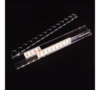 Generisch Juego de deslizadores y reglas profesionales de 20 pulgadas - Acrílico transparente con imán deslizante extraíble - Diseño ondulado extralargo - Accesorios elegantes para juegos de Mah Jongg