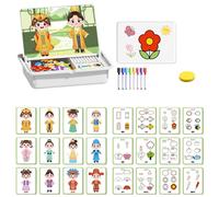 Generisch Juego de disfraz magnético para niños en edad preescolar, fácil de guardar (tipo C)