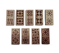 Generisch Juego de dominó | 28 bloques de madera de rompecabezas, juguete educativo, para el desarrollo de habilidades de pensamiento lógico para niños en edad preescolar, niñas, guarderías y familias