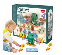 Generisch Juego de equilibrio de matemáticas, juego educativo temprano, juguete de cálculo con báscula, para niños y niñas, para guardería, preescolar, educación en casa, regalo de cumpleaños