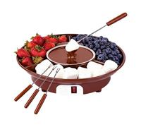 Generisch Juego de Fondue con Vasos, Calentador de Mantequilla, Accesorios de Cocina, Calentador de derretimiento para Chocolate, para, café con Leche, postres, Noche romántica, de Cocina