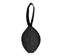 Generisch Juego de fútbol de juguete para gatos 2026: tira y afloja interactiva contra la ansiedad para pastores alemanes (Malinois) - Material de fibra de rugby con cuerda (negro, talla única)