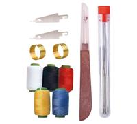 Generisch Juego de herramientas de costura portátil de 36 piezas, con hilos, agujas de acero y enhebrador de agujas, herramienta de costura versátil para reparaciones y manualidades