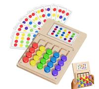 Generisch Juego de igualación de colores, tabla de aprendizaje de deslizante | juego de asignación de colores de puzzle, para adolescentes, niños, personas mayores, hogar, viajes