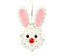 Generisch Juego de manualidades para adornos, conejo de Pascua, decoración para el hogar, juego de botones para manualidades, para niños, niñas, puertas, salones, ventanas, dormitorios, paredes