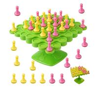 Generisch Juego de mesa de equilibrio - Juguete portátil de mesa familiar para 2 - 4 jugadores | Balance Tree Juego de mesa educativa para niños, niñas, niños, cumpleaños, Navidad, Año Nuevo y