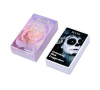 Generisch Juego de mesa y cartas | 78 hojas de cartas de astrología - baraja inglesa, para familia, adolescentes, adultos, amigos, dormitorio, camping, picnic, viajes y hogar