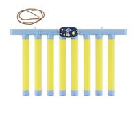 Generisch Juego de palos que caen, juego de 8 palos, juego de palos, juego de 3 velocidades, reacciones rápidas, juguete de reacción para niños, adultos, 45 x 22 cm