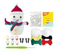 Generisch Juego de punto | Accesorios de punto con aguja de ganchillo | Kit de inicio de ganchillo prefabricado para principiantes | para adultos, adolescentes, mujeres, hombres, casa, vacaciones