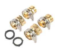 Generisch Juego de reparación de mangueras - Acoplamiento rápido a prueba de fugas | Conector de tubo de manguera de agua para jardín | para exteriores para riego de césped y jardín para lavar el