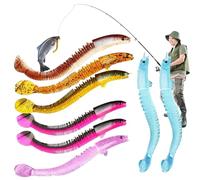 Generisch Juego de señuelos de de bajo - 8 Unidades realistas - Juego de señuelos de Blandos | para la de Peces de Agua Salada como el Tipo de Trucha Lago camarón bagre en