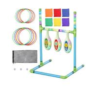 Generisch Juego Divertido con de Almacenamiento, Divertido Juego de Lanzamiento Interactivo, para Exteriores, jardín, Parque, Deportes, Familia, Adultos, niños, niñas