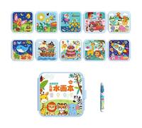 Generisch Juegos de acuarela - Suministros de arte portátiles y reutilizables para principiantes - Juego de pintura de acuarela | para niños, niñas, principiantes, manualidades, hogar, aula, pintura