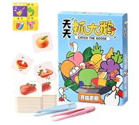 Generisch Juegos de cartas educativas para niños pequeños | Fijaciones para padres e hijos | Juego educativo interactivo para promover cognitivamente juguetes de viaje para padres y niños pequeños