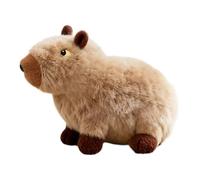Generisch Juguete chirriante para perros | Capibara con doble chirrido, juguete de peluche para perros | Para el fomento cognitivo y para masticar agresivos cachorros de todas las razas, desde